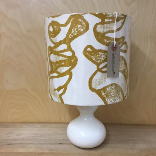 AFRIWEST COLLAR LAMPSHADE IN MUSTARD