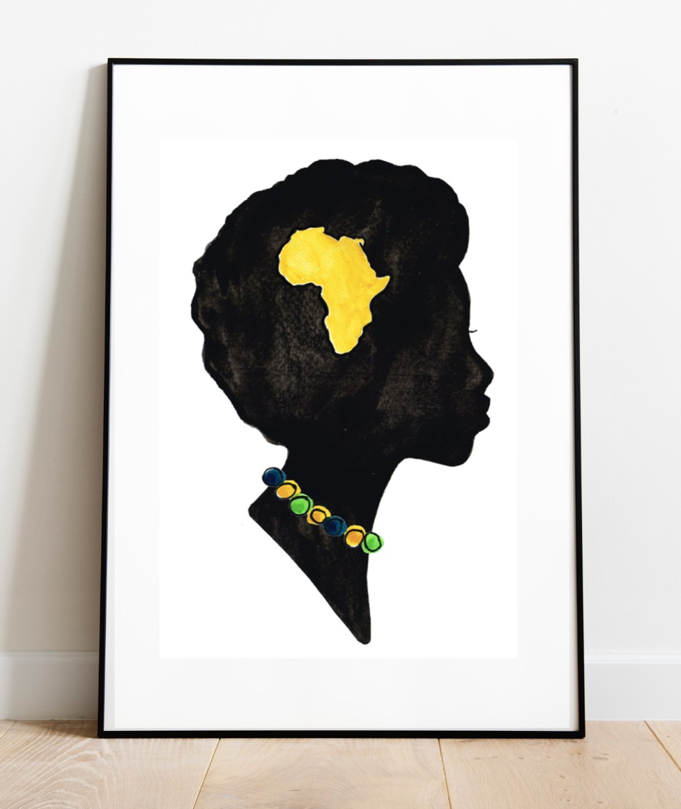 African Woman Art Print