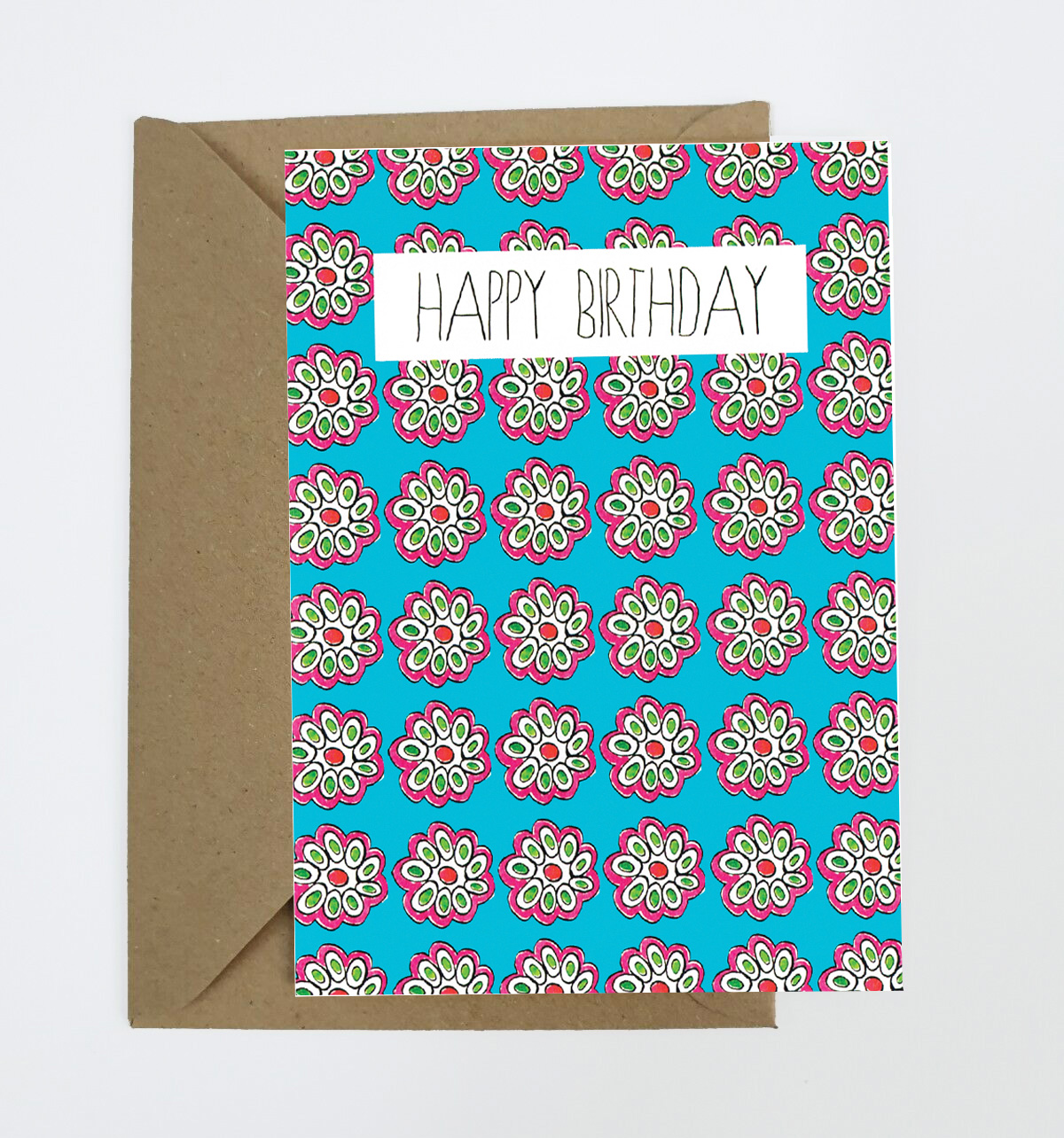 BLOSSOM FLOWER BIRTHDAY CARD