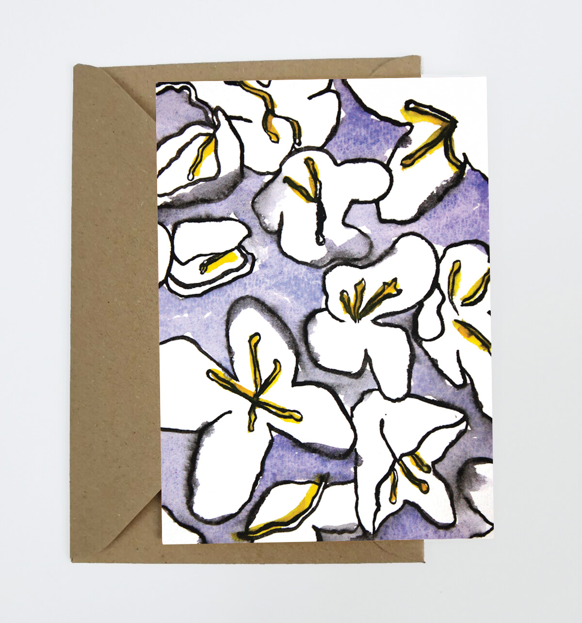 Lilies Greeting Card