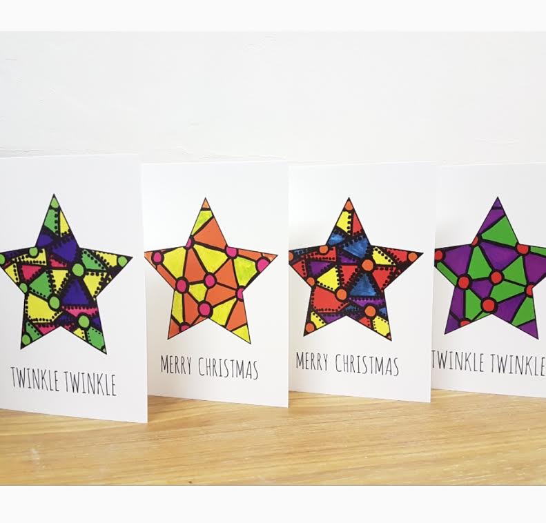Special edition Ankara Christmas cards – Four pack