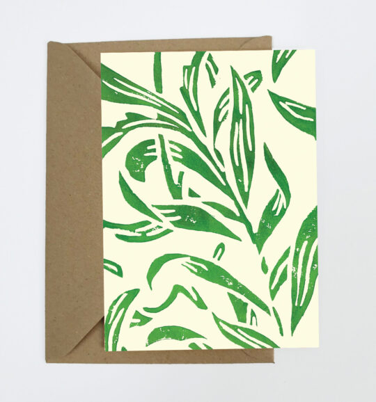 Vine Leaves Greeting Card