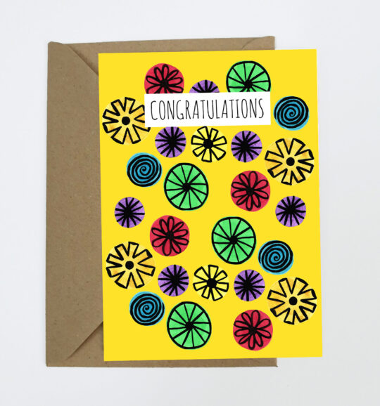 Flower Burst Greeting Card