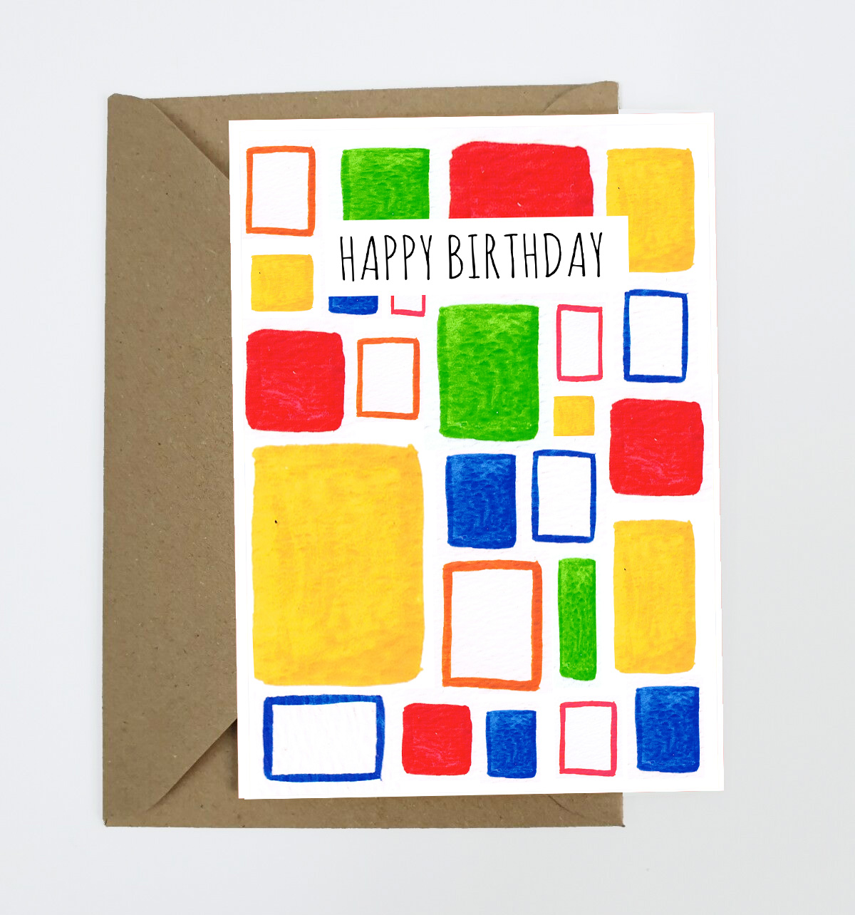 Mosaic Birthday Card