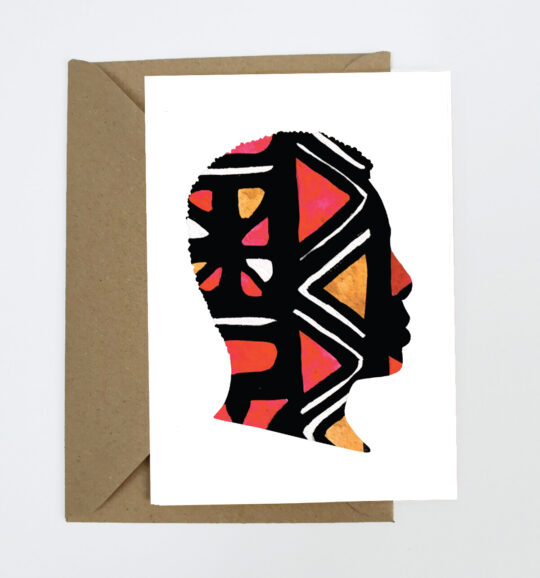 African King Greeting Card