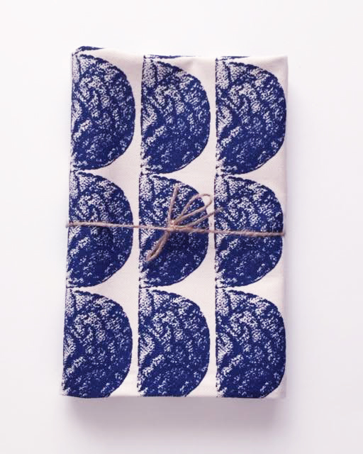 AFRIWEST COLLAR CUSHION IN SEA BLUE